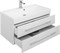 AQUANET Тумба с раковиной Нота подвесная 90 белый AQUANET-287708