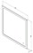 AQUANET Зеркало Ирис 80x80 с подсветкой LED AQUANET-326445