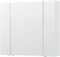 AQUANET Зеркальный шкаф Алвита New 100 Белый матовый AQUANET-277542