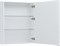 AQUANET Зеркальный шкаф Алвита new 70 белый матовый AQUANET-303893