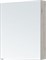 AQUANET Зеркальный шкаф Алвита new 70 дуб веллингтон белый AQUANET-303894