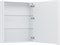 AQUANET Зеркальный шкаф Алвита new 70 серый AQUANET-303891