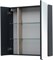 AQUANET Зеркальный шкаф Алвита New 80 Антрацит AQUANET-277535
