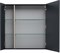 AQUANET Зеркальный шкаф Алвита New 80 Антрацит AQUANET-277535