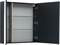AQUANET Зеркальный шкаф Алвита New 80 Антрацит AQUANET-277535
