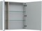 AQUANET Зеркальный шкаф Алвита New 80 Серый AQUANET-277536