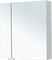 AQUANET Зеркальный шкаф Алвита New 80 Серый AQUANET-277536