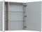AQUANET Зеркальный шкаф Алвита New 80 Серый AQUANET-277536