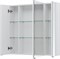 AQUANET Зеркальный шкаф Алвита new 90 белый матовый AQUANET-303897