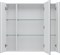 AQUANET Зеркальный шкаф Алвита new 90 белый матовый AQUANET-303897