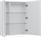 AQUANET Зеркальный шкаф Алвита new 90 белый матовый AQUANET-303897
