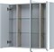 AQUANET Зеркальный шкаф Алвита new 90 серый AQUANET-303895