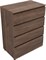 AQUANET Комод Сканди 800x480 Дуб крафт (4 ящика) AQUANET-302542