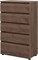 AQUANET Комод Сканди 700x400 Дуб крафт (5 ящиков) AQUANET-302552