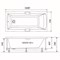 TRITON Ванна прямоугольная обрезанная Алекса 160*750 + ручки, белый Щ0000049163