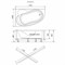 TRITON Ванна асимметричная обрезанная Изабель 170-правая 1700*1000, белый Щ0000048747