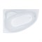 TRITON Ванна асимметричная обрезанная Николь 160-правая 1600*1000, белый - фото 266794