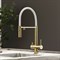 SANCOS Imola Смеситель для кухни с возможностью подключения фильтра для воды, цвет брашированное золото SC4010BG