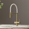 SANCOS Imola Смеситель для кухни с возможностью подключения фильтра для воды, цвет брашированное золото SC4010BG