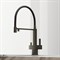 SANCOS Moro Смеситель для кухни с возможностью подключения фильтра для воды, цвет вороненая сталь SC4006GG