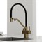 SANCOS Loro Смеситель для кухни c возможностью подключения фильтра для воды, цвет брашированное золото SC4007BG
