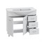 SANTA Тумба для умывальника напольная "Эльбрус 100" с 3 ящика правый (ум. Эльбрус 100), белый SANTA 201107