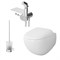 AM.PM Sensation Набор подвесной унитаз с гигиеническим душем, AK30B0103W CK30H0904W