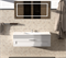 SANVIT Турин-1 Тумба под раковину подвесная для ванной комнаты , 1 выдвижной ящик , 3Д царга  (раковина r9075d) - фото 271839