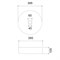 ABBER Раковина накладная стеклянная Glas AK2301OR красная AK2301OR