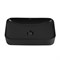 ABBER Раковина накладная Rechteck AC2204MB черная матовая AC2204MB
