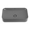 ABBER Раковина накладная Rechteck AC2204MG серая матовая AC2204MG