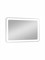 CONTINENT Зеркало с подсветкой прямоугольное (ШxВ) 70x100 см, сенсор, цвет белый ЗЛП466