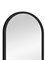 CONTINENT Зеркало с подсветкой овальное (ШxВ) 80x45 см, сенсор, цвет черный ЗЛП2199
