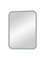 CONTINENT Зеркало с подсветкой прямоугольное (ШxВ) 90x70 см, сенсор, цвет белый ЗЛП941