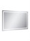 CONTINENT Зеркало с подсветкой прямоугольное (ШxВ) 80x120 см, сенсор, цвет белый ЗЛП141