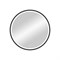 CONTINENT Зеркало с подсветкой круглое диаметр 80 см, сенсор, цвет черный - фото 277577