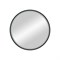 CONTINENT Зеркало с подсветкой круглое диаметр 80 см, сенсор, цвет черный ЗЛП2254