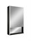 CONTINENT Filit Black Зеркальный шкаф с подсветкой прямоугольный (ШxВ) 50x80 см, датчик движения, цвет черный - фото 278413