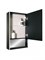 CONTINENT Filit Black Зеркальный шкаф с подсветкой прямоугольный (ШxВ) 50x80 см, датчик движения, цвет черный МВК183