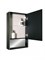 CONTINENT Filit Black Зеркальный шкаф с подсветкой прямоугольный (ШxВ) 50x80 см, датчик движения, цвет черный МВК183