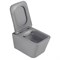 ABBER Rechteck Унитаз AC1201MG подвесной серый матовый, безободковый AC1201MG