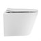 ABBER Bequem Унитаз AC1102T подвесной белый, безободковый, смыв торнадо AC1102T