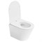 ABBER Bequem Унитаз AC1102T подвесной белый, безободковый, смыв торнадо AC1102T
