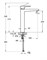 VITRA Root Square Смеситель для раковины-чаши, хром A42733EXP