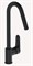 VITRA Root Round Смеситель для кухни, матовый черный A4274236EXP - фото 280819