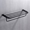 ABBER Nord Полка для полотенец  AA1554B черная матовая AA1554B