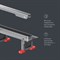 AM.PM MasterFlow Трап для душа линейный универсальный затвор Slim line 60см цвет сталь матовая W01SC-S11-060-05SB - фото 283260 AM.PM MasterFlow Трап для душа линейный универсальный затвор Slim line 60см цвет сталь матовая W01SC-S11-060-05SB - фото 283260