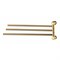 WASSERKRAFT NEW K-1033POLISHED GOLD Держатель полотенец тройной, золото K-1033PG