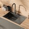 LEMARK Kezadra 780L Кухонная мойка из нержавеющей стали ширина 80 см, графит 9936151