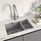 LEMARK Sinara 550.2-U Кухонная мойка из кварцгранита ширина 55 см, серый 9910083